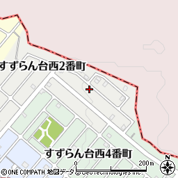 三重県名張市すずらん台西２番町145周辺の地図