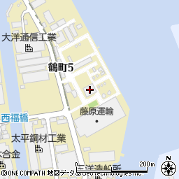 コスモ石油ルブリカンツ　大阪工場周辺の地図