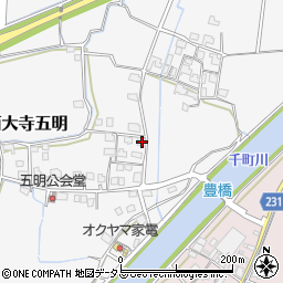 岡山県岡山市東区西大寺五明122周辺の地図