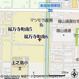 大阪府八尾市福万寺町南6丁目31周辺の地図