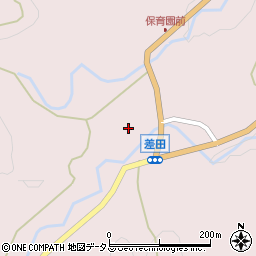 差田公民館周辺の地図