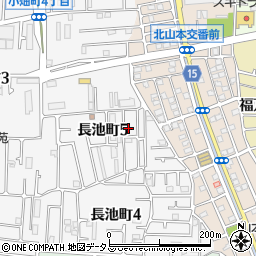 大阪府八尾市長池町5丁目15周辺の地図