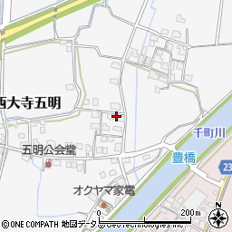 岡山県岡山市東区西大寺五明124周辺の地図