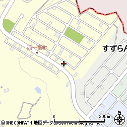 三重県名張市すずらん台西１番町233周辺の地図