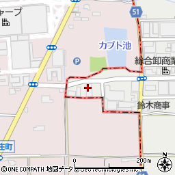 奈良植野ガス株式会社周辺の地図