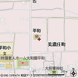 奈良県大和郡山市美濃庄町周辺の地図