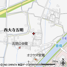 岡山県岡山市東区西大寺五明127周辺の地図