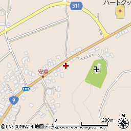 島根県益田市安富町84周辺の地図