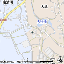 愛知県田原市西神戸町大辻13周辺の地図
