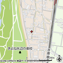 岡山県総社市清音上中島354周辺の地図