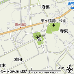 愛知県田原市東神戸町寺裏41周辺の地図