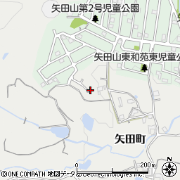 奈良県大和郡山市矢田町5895-54周辺の地図