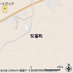島根県益田市安富町周辺の地図