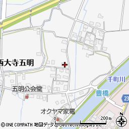 岡山県岡山市東区西大寺五明130周辺の地図