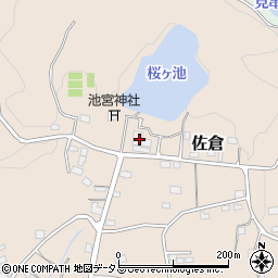 桜ケ池池宮神社周辺の地図