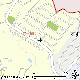 三重県名張市すずらん台西１番町229周辺の地図