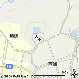 愛知県田原市芦町入周辺の地図
