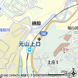 元山上口駅北周辺の地図