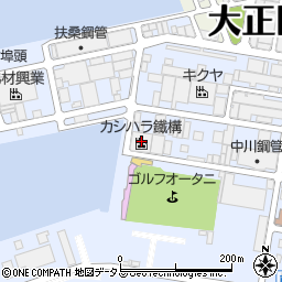 カシハラ鉄構大阪工場周辺の地図