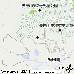 奈良県大和郡山市矢田町5895-51周辺の地図