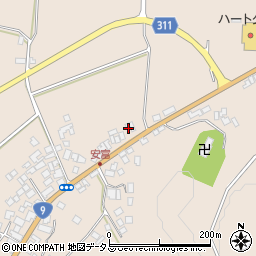 島根県益田市安富町1072周辺の地図