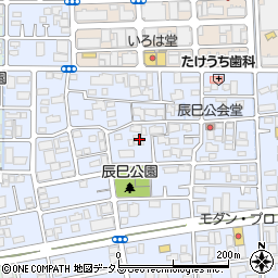 岡山県岡山市北区辰巳175周辺の地図