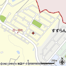 三重県名張市すずらん台西１番町182周辺の地図