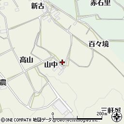 愛知県田原市東神戸町高山54周辺の地図