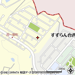 三重県名張市すずらん台西１番町145周辺の地図