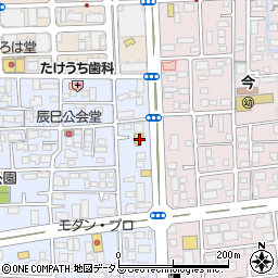 鎌倉パスタ岡山辰巳店周辺の地図