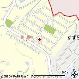 三重県名張市すずらん台西１番町197周辺の地図
