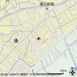 岡山県岡山市中区湊162周辺の地図