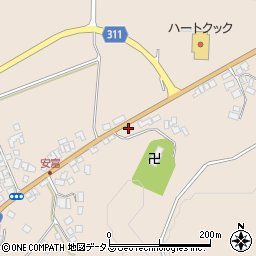 島根県益田市安富町344周辺の地図