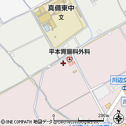 岡山県倉敷市真備町川辺1835周辺の地図