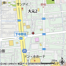 岡山スイキュウ株式会社　不動産事業部周辺の地図