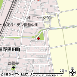 黒田団地集会所周辺の地図