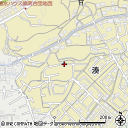 岡山県岡山市中区湊38周辺の地図