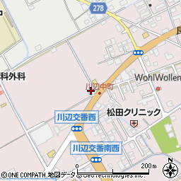 岡山県倉敷市真備町川辺83周辺の地図
