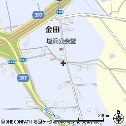 岡山県岡山市東区金田457周辺の地図