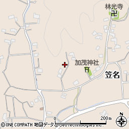 静岡県牧之原市笠名322周辺の地図