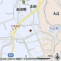 愛知県田原市大草町志田104周辺の地図