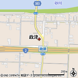 セブンイレブン岡山政津北店周辺の地図