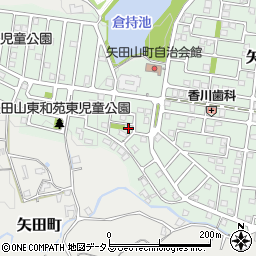 奈良県大和郡山市矢田山町79-2周辺の地図