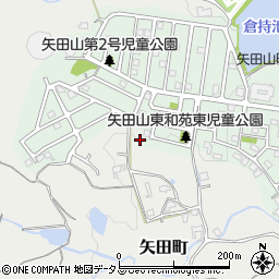 奈良県大和郡山市矢田町5833-1周辺の地図