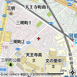 ノバ阿倍野３番館周辺の地図