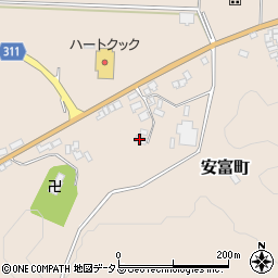 島根県益田市安富町140周辺の地図