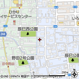 岡山県岡山市北区辰巳26周辺の地図
