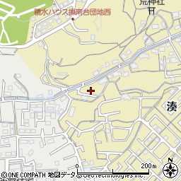 岡山県岡山市中区湊3周辺の地図