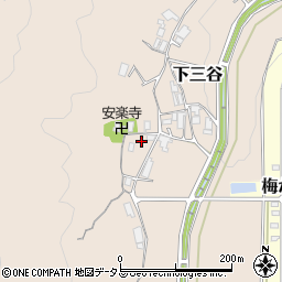 〒518-0739 三重県名張市下三谷の地図