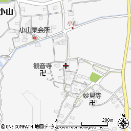 三重県津市一志町小山周辺の地図